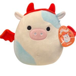 Kellytoy Squishmallows Belana the Cow Little Devil 8" Halloween 2022 New